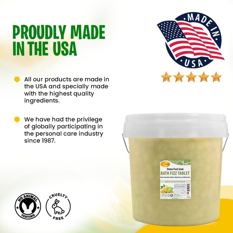 SPA REDI - Bath Fizz Tablets - Lemon Scented -