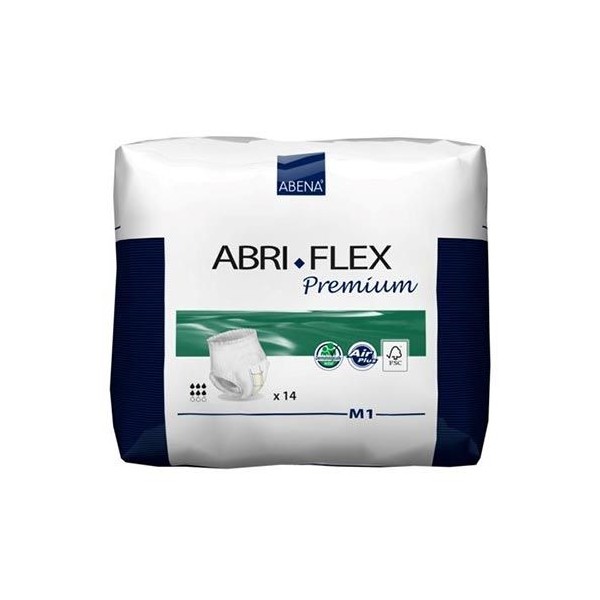 Abena Abri-Flex Premium M1 Incontinence Slip for Day Use 14 Items