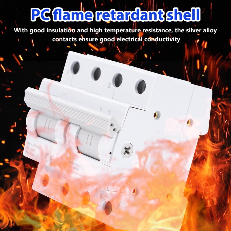 Jadeshay Manual Transfer Switch, 2-Pin 125A Load Disconnect Switch, Dual