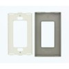 Leviton 1-Gang Decora Plus Screwless Wall Plate, 80301-SGY, Gray