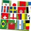 ORFOFE 100 Country Flags Bunting Flags Banner for Home School