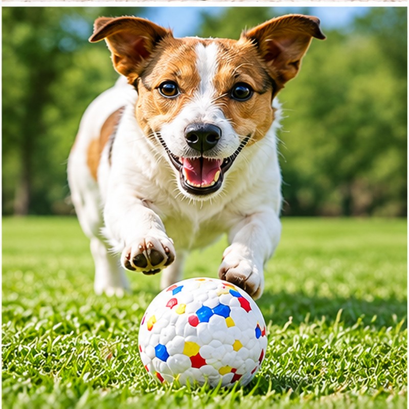 High Elasticity Dog Ball for Chewing & Play – Solid