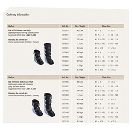 FLA Adjustable Air Ankle Walker, High/Small