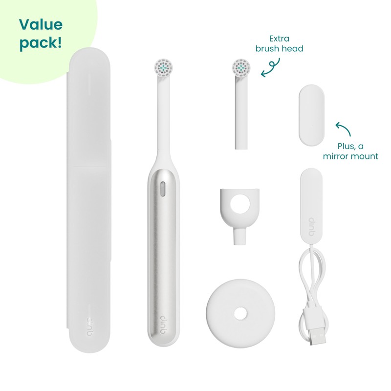 Quip Rev 360 Oscillating Rechargeable Electric Toothbrush with Extra Brush