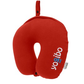 Yogibo Neck Pillow Logo Yogibo Neck Pillow Logo Red