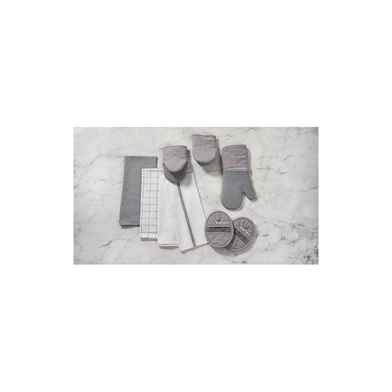 Le Creuset Set of 2 Mini Oven Mitts, 8", Sable