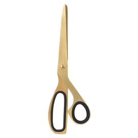 Gold and Black Elegant Unique Beautiful Golden Stainless Steel Scissors, Simplified Golden Scissors, for Home Office
