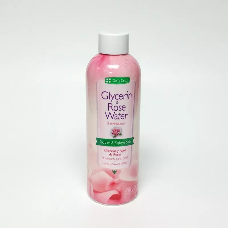 De La Cruz Glycerin - Rose Water Skin Moisturizer 8