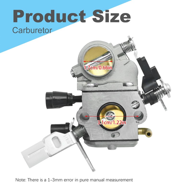 Anxingo C1Q-S121C Carburetor Repair Kit, Replacement for Stihl MS171 MS181