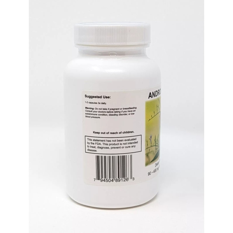 Supreme Nutrition Products Andrographis by Supreme Nutrition. Antiviral, Antibacterial, Anti-inflammatory