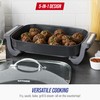 Blue Diamond 7QT 5-in-1 Extra Large Electric Skillet, Healthy Ceramic