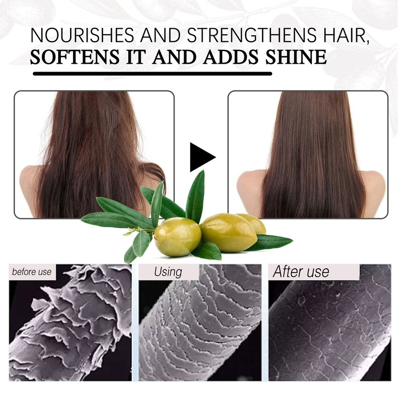 3Pcs Hair Mask Ceratin Repair for Damaged Dry Care Moisturize