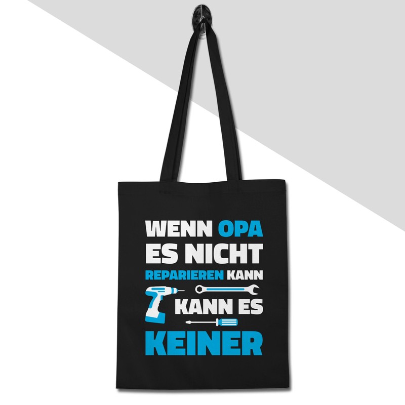 Shirtracer - Cotton Bag - Gifts - Wenn Opa es