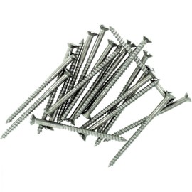 No.10 x 2.18 (5.0mm x 55mm) Slot Raised Countersunk Wood Screw - Stainless Steel (A2) (Pack of 20)