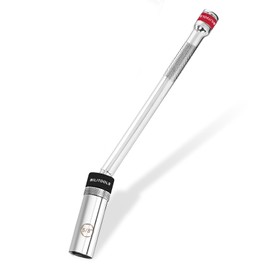 BILITOOLS 5/8-inch Magnetic Spark Plug Socket Swivel Thin Wall Spark Plug Socket 3/8-inch Drive x 10" Total Length with 6-Point, CR-V