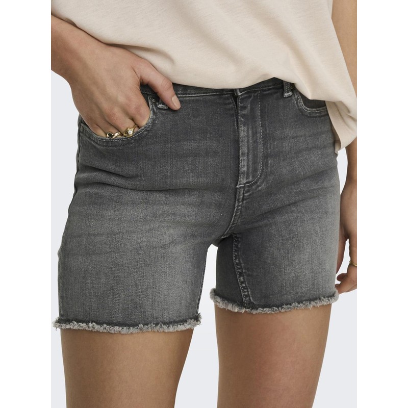 ONLY ONLBLUSH Female Denim Shorts Medium Waist Normal Cut Denim