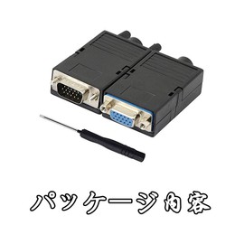 CERRXIAN DB15 3+9 D-SUB VGA Female 3 Row 15 Pin Connector Adapter with Nut Terminal Block Breakout Board Free Welding (2 Pack)