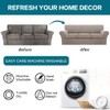 Turquoize 4 Piece Couch Covers for 3 Cushion Couch Sofa