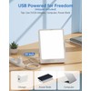 SUXIO Light Therapy Lamp - 10000 Lux Therapy Light Lamp,