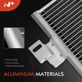 A-Premium A/C Condenser Replace# 52482155 - Compatible with 2000-2005 Buick LeSabre, Pontiac Bonneville, V6 3.8L