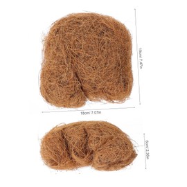 KONTONTY Mulch for Plants Coconut Palm Silk Soil Liner Mulch Mat Coir Crafts Cushions