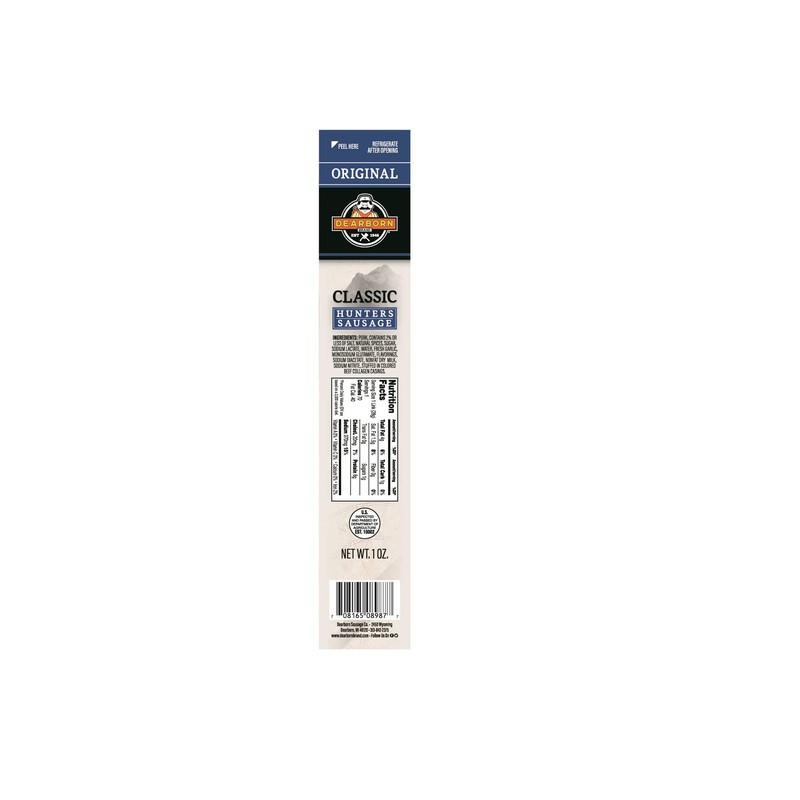 Dearborn Sausage, Original Mild Classic Hunters Sausage Individually Wrapped Single
