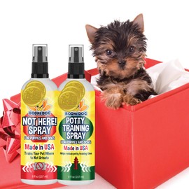 Bodhi Dog Potty Training Spray | Indoor Outdoor Potty Training Aid for Dogs & Puppies | Puppy Potty Training for Potty Pads | Made in USA (New Puppy Bundle)