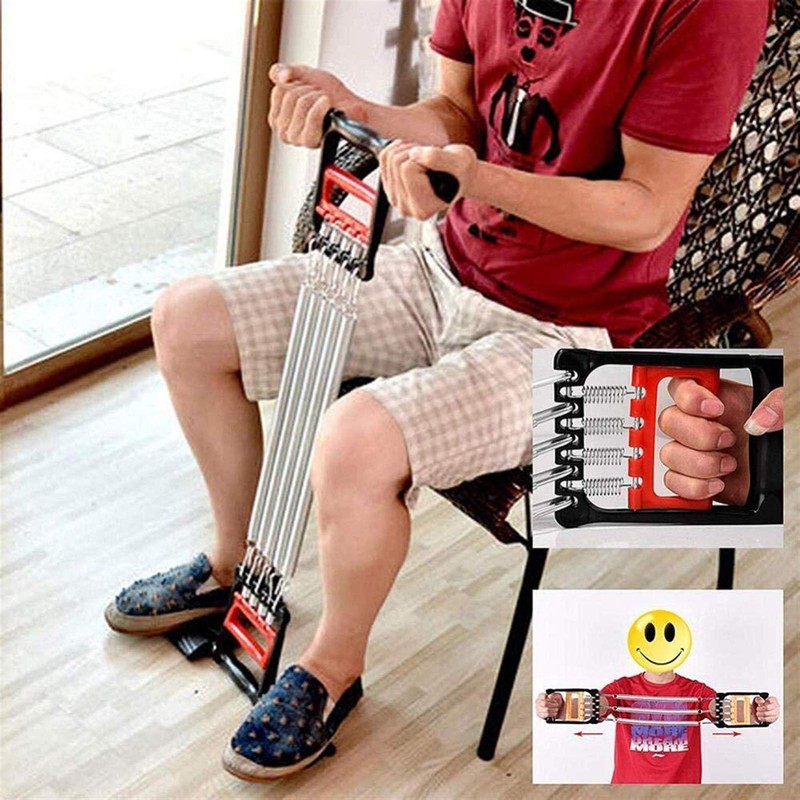 Chest Expander Chest Exerciser for Men - 3 in 1