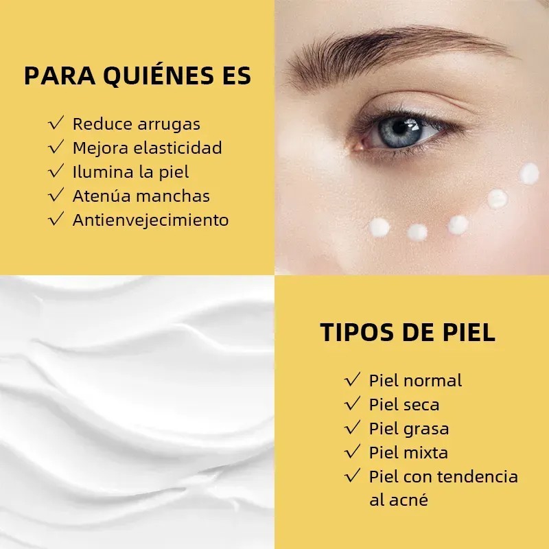 Crema Ojos Y Rostro Retinal, Weud Péptidos Reafirmante 40ml