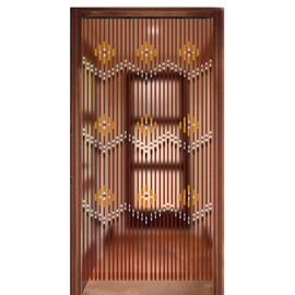 DDBESSIC Wooden Beaded Curtain, 31 Strands 35.4" x 86.6" Door String Curtains, Beads Hanging Fringe Room Divider Curtain for Doorways Hallway Entrance Multi-Scenario
