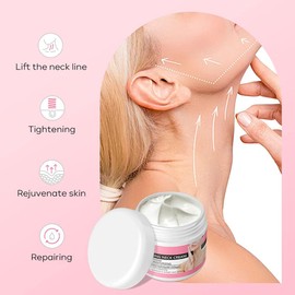 Crema Para El Cuello En Tamaño De Viaje, Mini Crema Para Eliminar Arrugas, Reafirmante, Suaviza La Piel, Antiarrugas, Antienvejecimiento, Hidratante, Nutritiva 1,06 Onzas (Paquete De 1)