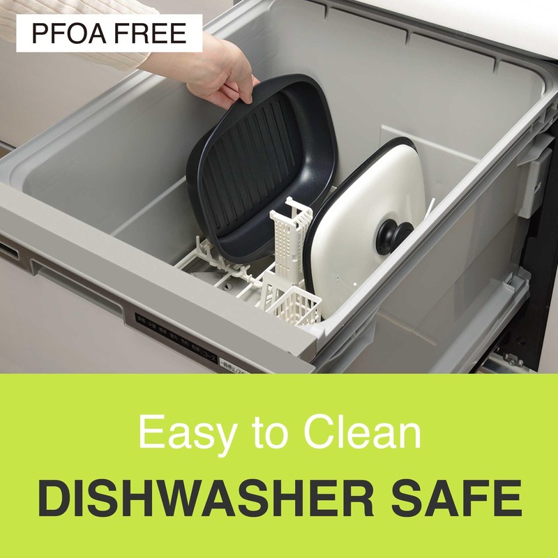 UPB Japan 7-in-1 Microwave Grill Pan with Lid (M) size