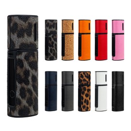 Vikvokr Cover, Compatible with Lil, Hybrid 3.0 Case, Compatible with LiL, HYBRID3.0, PU Leather, Semi-Hard Case, Neck Strap, Detachable Design (Leopard Gray)