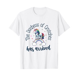Duchess of Crutches - Cute Girls Leg Injury Recovery Gift T-Shirt