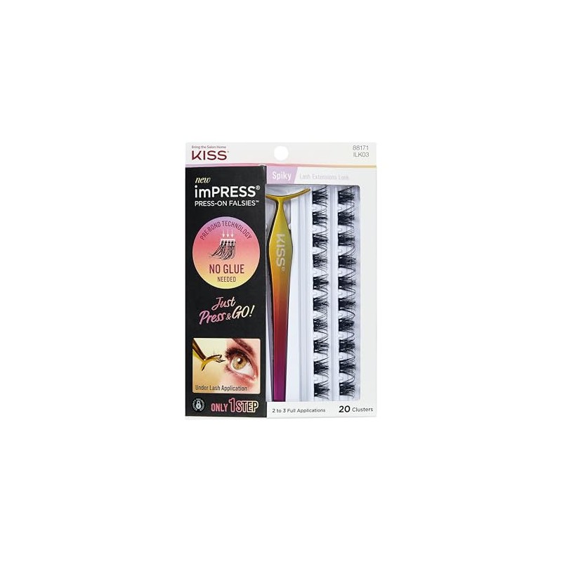 Extensiones de pestañas, Falsies imPRESS, Press on, kit de pestañas