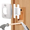 1 Set Door Strike Plate, Standard Door Latch Restorer Striker