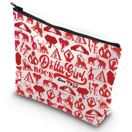 G2TUP Elephant Sorority Makeup Bag Sorority Sister Gift Paraphernalia Girls Rock Since 1913 Cosmetics Bag Sisters Merch (Rock Since New)