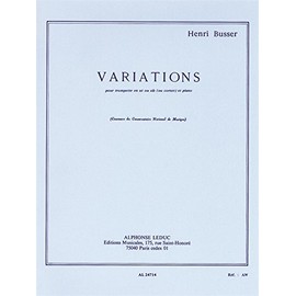 Henri Busser: Variations Op. 53 (Trumpet and Piano)