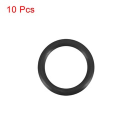 sourcing map Pack of 10 O Ring Seal 14mm x 18mm x 2mm Metric Nitrile Rubber Sealing Rings Rubber Seals for Cream Dispenser Pump Quick Coupling Transfer Adapter