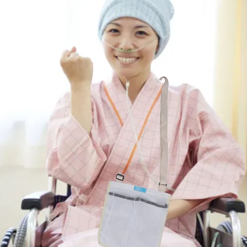 Urine Bag Holder Mesh Window Portable External Catheter Bag Cover