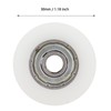 30mm Diameter Elite Greenhouse Door Wheels Replacement Kit Lasting Plastic