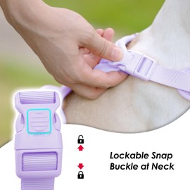 Sunraymascota No Pull Dog Harness, Puppy Vest with Front Clip for Small Medium Large Sized Dog(Light Purple,XL)