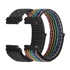 [Onetmpre] Universal Nylon Watch Band 16mm 18mm 20mm 22mm Quick Release Replacement Wristband Men Women Adjustable Watch Strap