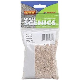 Hornby R7164 Ballast - Brown for Model Railway OO Gauge, Model Train Accessories for Adding Scenery, Dioramas, Woodland, Buildings and More, Model Making Kits - 1:76 Scale Model Accessory