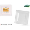 Algon Pack of 25 Disposable Plates - Size 20cm -