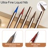 Erinde White Liquid Eyeliner - High Precision, Liquid White Ink