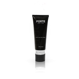 Forte Series Royal Shaving Cream, Premium Protective Barrier Cream, Non-Foaming Texture, Skin-Safe Glide, Anti-Irritating Formula, Black