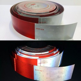 Oralite DOT Reflective Tape V42 2" 6x6 Orafol Reflexite Safety Tape Conspicuity - 5 Feet