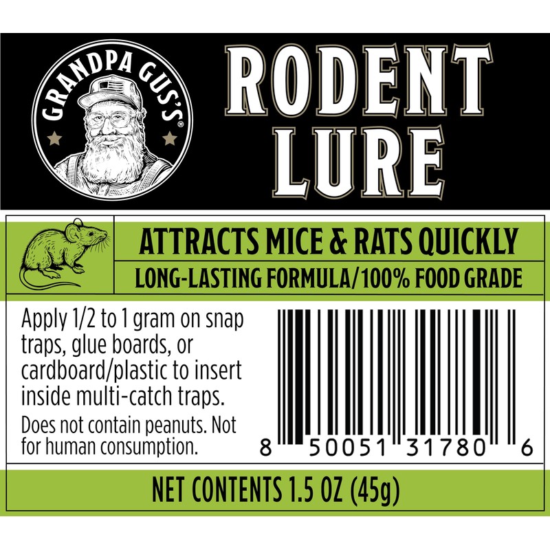 Grandpa Gus’s Food Grade Rodent Lure for Mouse & Rat