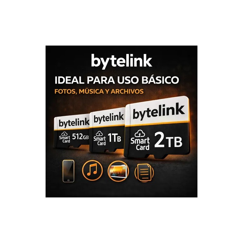Microsd 1tb Bytelink Smart Card Mas Espacio Para Celular